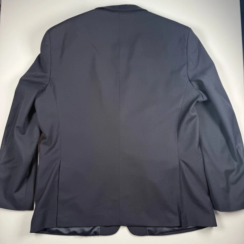 Tommy Hilfiger Men's Navy Blue Wool Blend Sport‎ Coat Jacket Size 44 R
